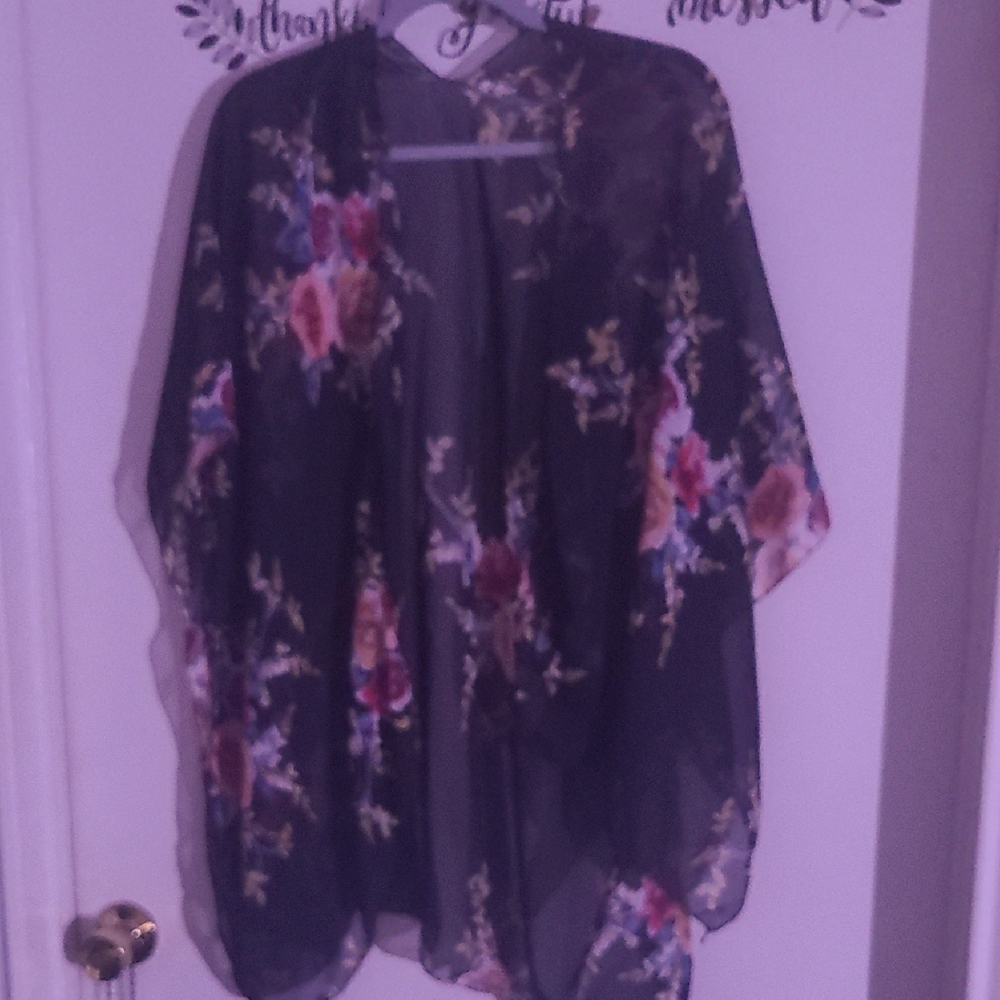 Floral Sheer Kimono